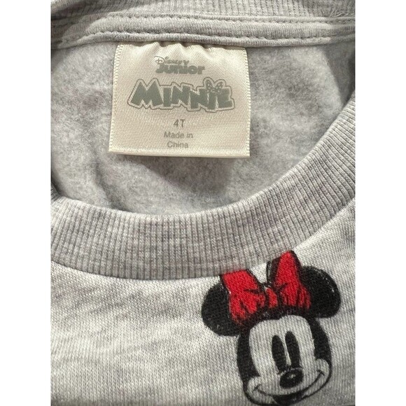 Toddler Girls Disney Minnie Mouse Bow Sweatshirt - Size; 4T - NWT - Picture 5 of 7